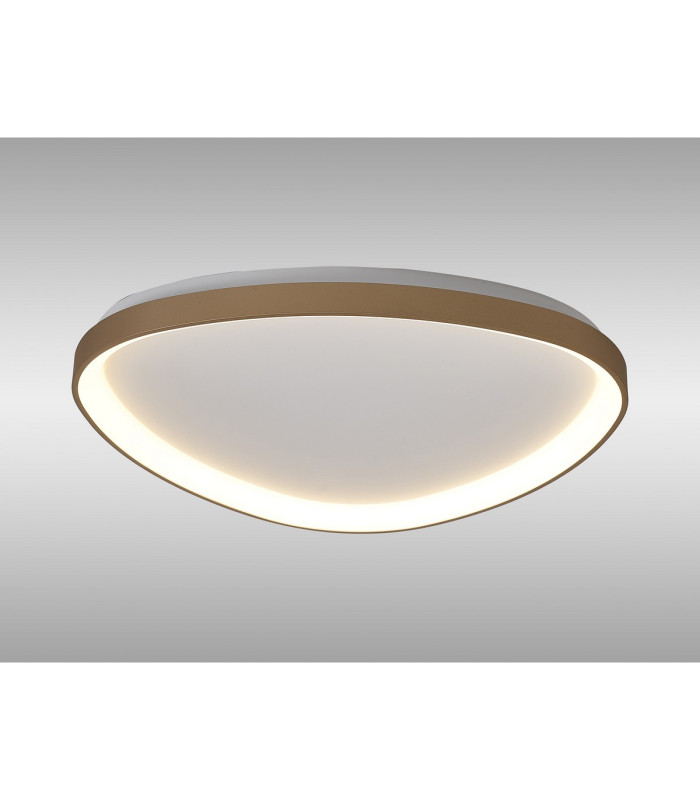 Niseko II Triangular Ceiling 61cm 50W LED 2700K-5000K Tuneable 3000lm Remote Control Gold 3yrs Warranty-2