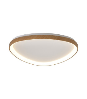 Niseko II Triangular Ceiling 61cm 50W LED 2700K-5000K Tuneable 3000lm Remote Control Wood 3yrs Warranty-1