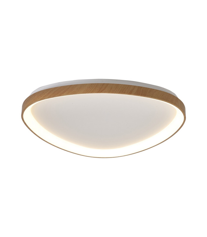 Niseko II Triangular Ceiling 61cm 50W LED 2700K-5000K Tuneable 3000lm Remote Control Wood 3yrs Warranty-1