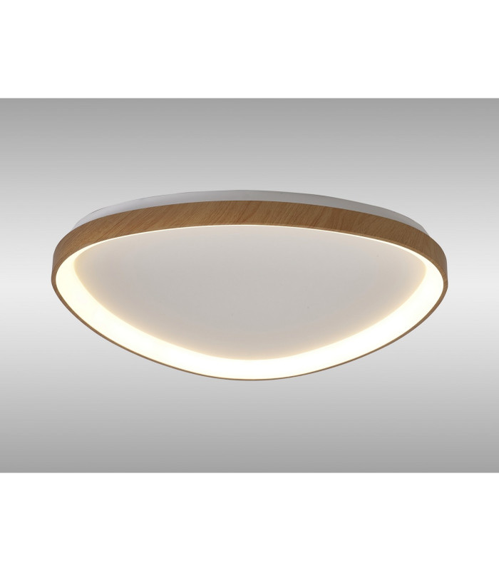 Niseko II Triangular Ceiling 61cm 50W LED 2700K-5000K Tuneable 3000lm Remote Control Wood 3yrs Warranty-2