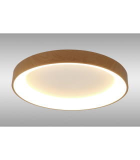 Niseko II Ring Ceiling 65cm 50W LED 2700K-5000K Tuneable 3760lm Remote Control & APP Wood 3yrs Warranty-2