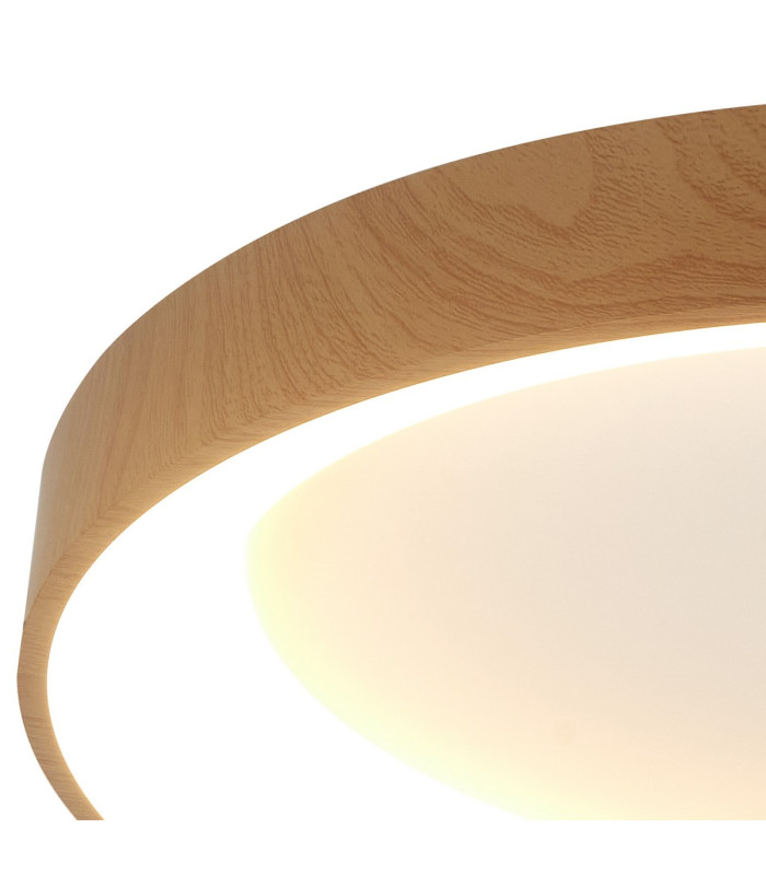 Niseko II Ring Ceiling 65cm 50W LED 2700K-5000K Tuneable 3760lm Remote Control & APP Wood 3yrs Warranty-3