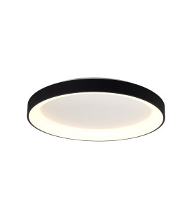 Niseko II Ring Ceiling 78cm 58W LED 2700K-5000K Tuneable 4700lm Remote Control Black 3yrs Warranty-1
