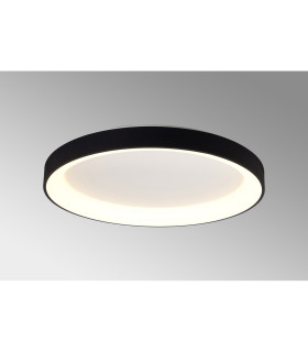 Niseko II Ring Ceiling 78cm 58W LED 2700K-5000K Tuneable 4700lm Remote Control Black 3yrs Warranty-2