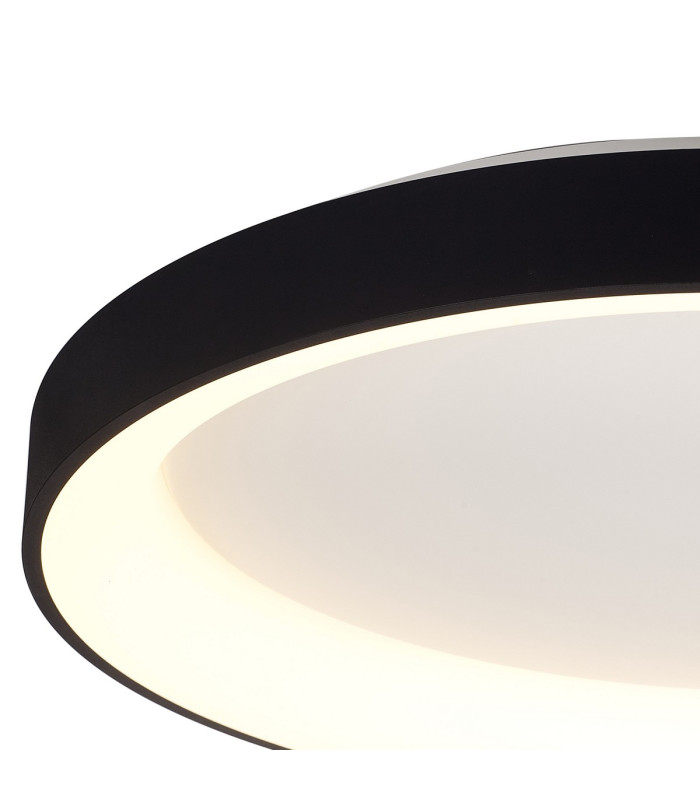 Niseko II Ring Ceiling 78cm 58W LED 2700K-5000K Tuneable 4700lm Remote Control Black 3yrs Warranty-3