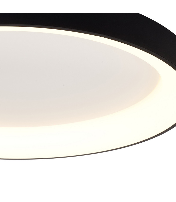 Niseko II Ring Ceiling 78cm 58W LED 2700K-5000K Tuneable 4700lm Remote Control Black 3yrs Warranty-4