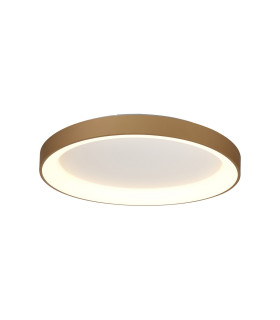 Niseko II Ring Ceiling 78cm 58W LED 2700K-5000K Tuneable 4700lm Remote Control Gold 3yrs Warranty-1