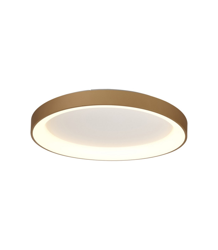 Niseko II Ring Ceiling 78cm 58W LED 2700K-5000K Tuneable 4700lm Remote Control Gold 3yrs Warranty-1