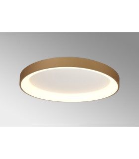 Niseko II Ring Ceiling 78cm 58W LED 2700K-5000K Tuneable 4700lm Remote Control Gold 3yrs Warranty-2