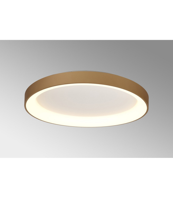 Niseko II Ring Ceiling 78cm 58W LED 2700K-5000K Tuneable 4700lm Remote Control Gold 3yrs Warranty-2
