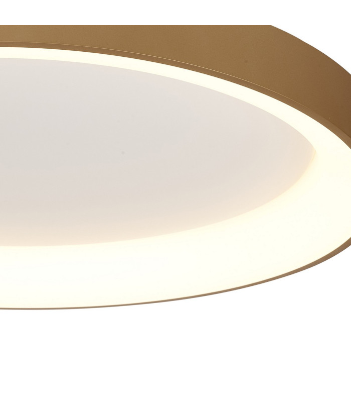 Niseko II Ring Ceiling 78cm 58W LED 2700K-5000K Tuneable 4700lm Remote Control Gold 3yrs Warranty-4