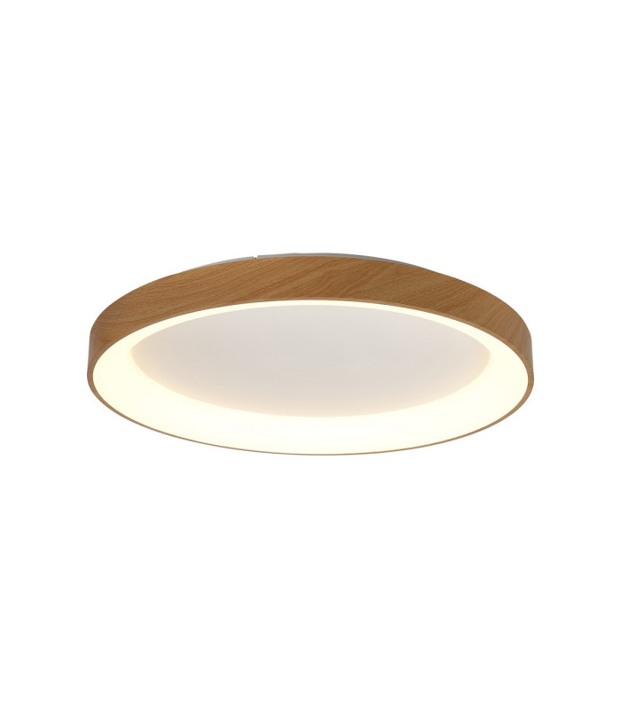 Niseko II Ring Ceiling 78cm 58W LED 2700K-5000K Tuneable 4700lm Remote Control Wood 3yrs Warranty-1