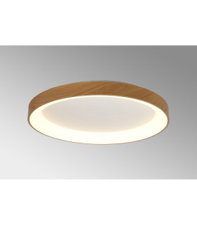 Niseko II Ring Ceiling 78cm 58W LED 2700K-5000K Tuneable 4700lm Remote Control Wood 3yrs Warranty-2
