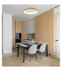 Niseko II Ring Ceiling 78cm 58W LED 2700K-5000K Tuneable 4700lm Remote Control Wood 3yrs Warranty-3