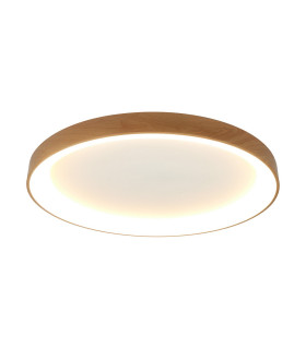 Niseko II Ring Ceiling 90cm 78W LED 2700K-5000K Tuneable 6200lm Remote Control Wood 3yrs Warranty-1