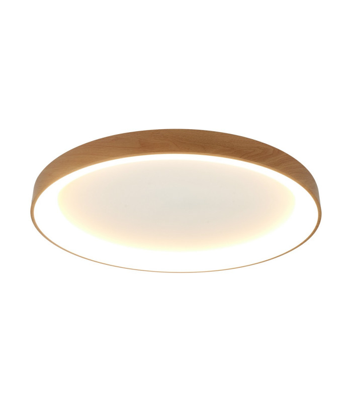 Niseko II Ring Ceiling 90cm 78W LED 2700K-5000K Tuneable 6200lm Remote Control Wood 3yrs Warranty-1