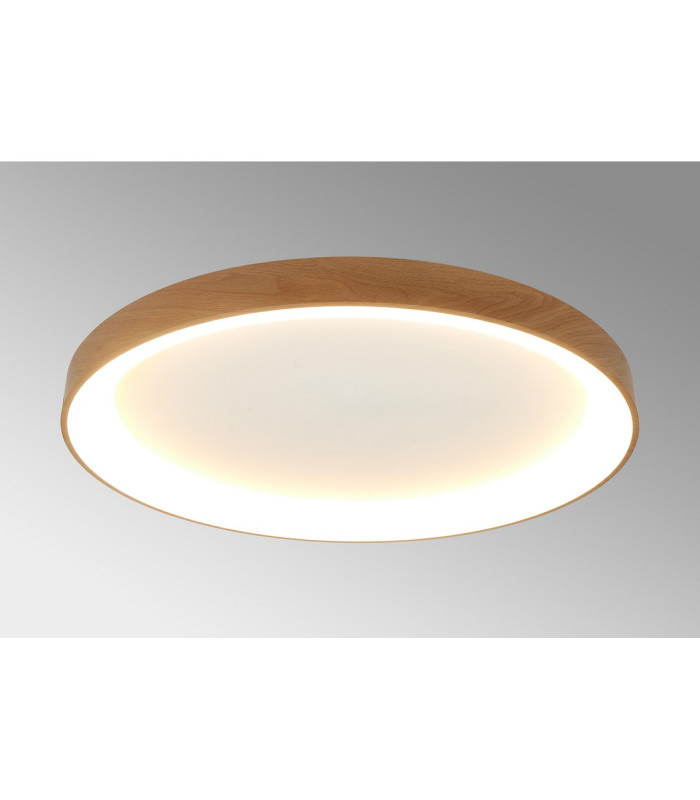 Niseko II Ring Ceiling 90cm 78W LED 2700K-5000K Tuneable 6200lm Remote Control Wood 3yrs Warranty-2