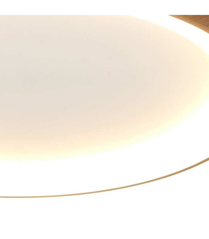 Niseko II Ring Ceiling 90cm 78W LED 2700K-5000K Tuneable 6200lm Remote Control Wood 3yrs Warranty-4
