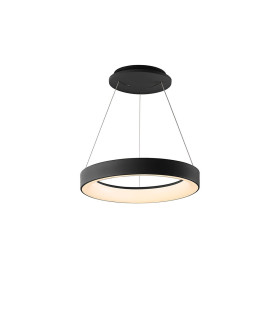 Niseko II Ring Pendant 38cm 30W LED 2700K-5000K Tuneable 2250lm Remote Control & APP Black 3yrs Warranty-1
