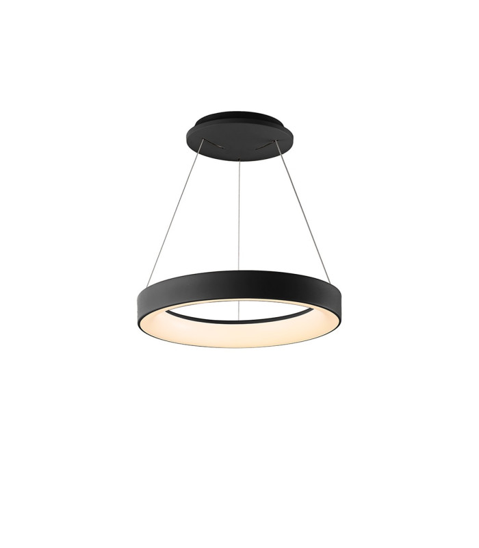 Niseko II Ring Pendant 38cm 30W LED 2700K-5000K Tuneable 2250lm Remote Control & APP Black 3yrs Warranty-1