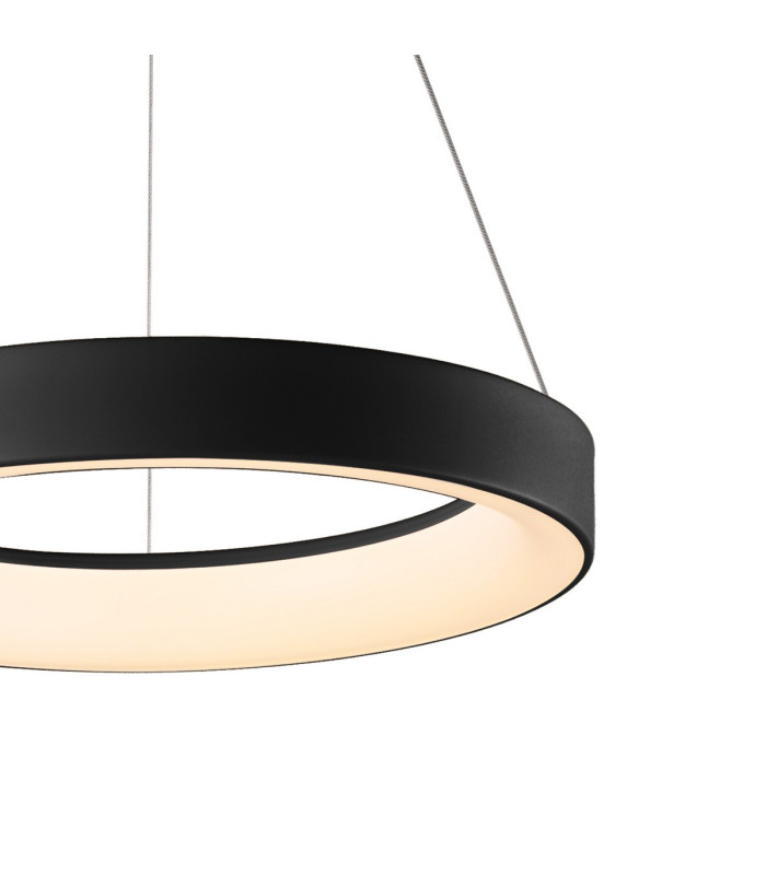 Niseko II Ring Pendant 38cm 30W LED 2700K-5000K Tuneable 2250lm Remote Control & APP Black 3yrs Warranty-6