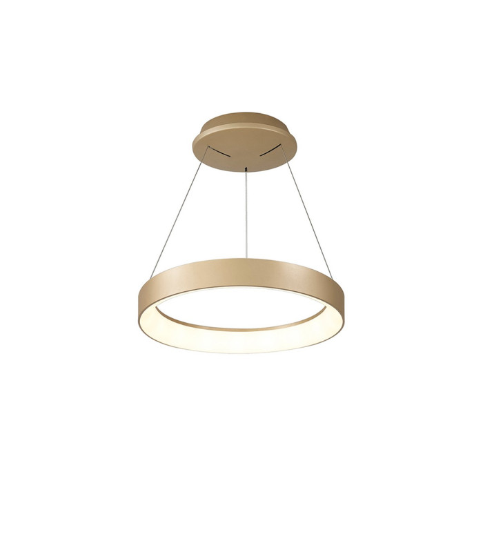 Niseko II Ring Pendant 38cm 30W LED 2700K-5000K Tuneable 2250lm Remote Control & APP Gold 3yrs Warranty-1