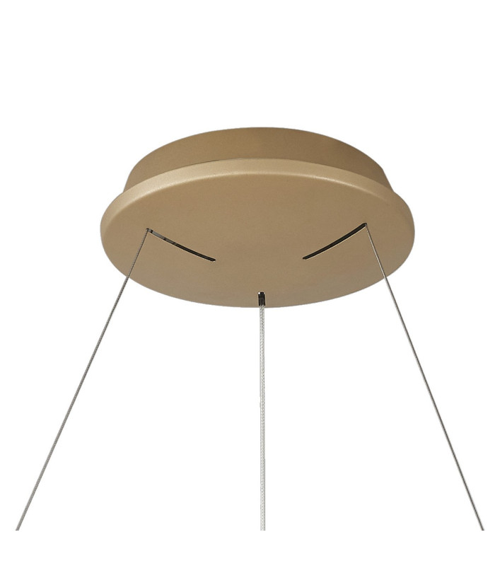 Niseko II Ring Pendant 38cm 30W LED 2700K-5000K Tuneable 2250lm Remote Control & APP Gold 3yrs Warranty-3