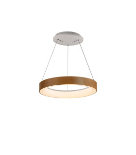 Niseko II Ring Pendant 38cm 30W LED 2700K-5000K Tuneable 2250lm Remote Control & APP Wood 3yrs Warranty-1