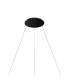Niseko II Ring Pendant 50cm 40W LED 2700K-5000K Tuneable 2950lm Remote Control & APP Black 3yrs Warranty-3