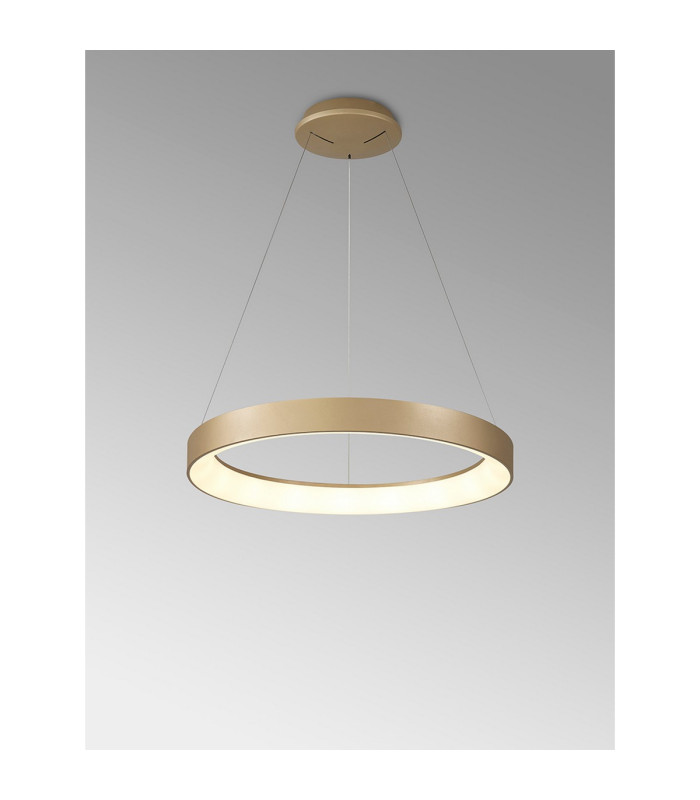 Niseko II Ring Pendant 50cm 40W LED 2700K-5000K Tuneable 2950lm Remote Control & APP Gold 3yrs Warranty-2