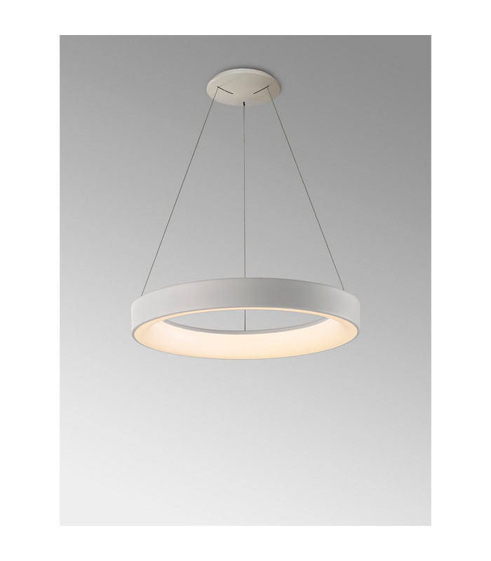 Niseko II Ring Pendant 50cm 40W LED 2700K-5000K Tuneable 2950lm Remote Control & APP White 3yrs Warranty-2