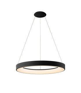 Niseko II Ring Pendant 65cm 50W LED 2700K-5000K Tuneable 3760lm Remote Control & APP Black 3yrs Warranty-1