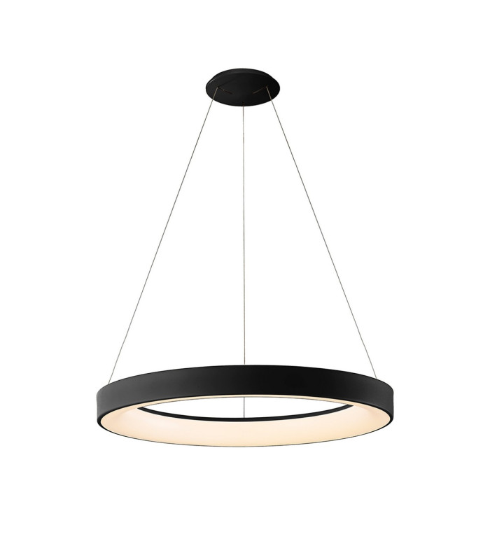 Niseko II Ring Pendant 65cm 50W LED 2700K-5000K Tuneable 3760lm Remote Control & APP Black 3yrs Warranty-1