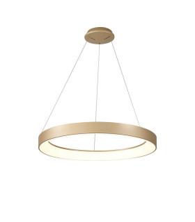 Niseko II Ring Pendant 65cm 50W LED 2700K-5000K Tuneable 3760lm Remote Control & APP Gold 3yrs Warranty-1