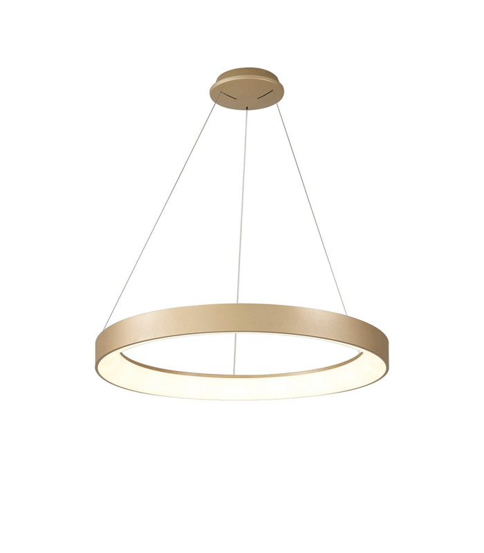 Niseko II Ring Pendant 65cm 50W LED 2700K-5000K Tuneable 3760lm Remote Control & APP Gold 3yrs Warranty-1