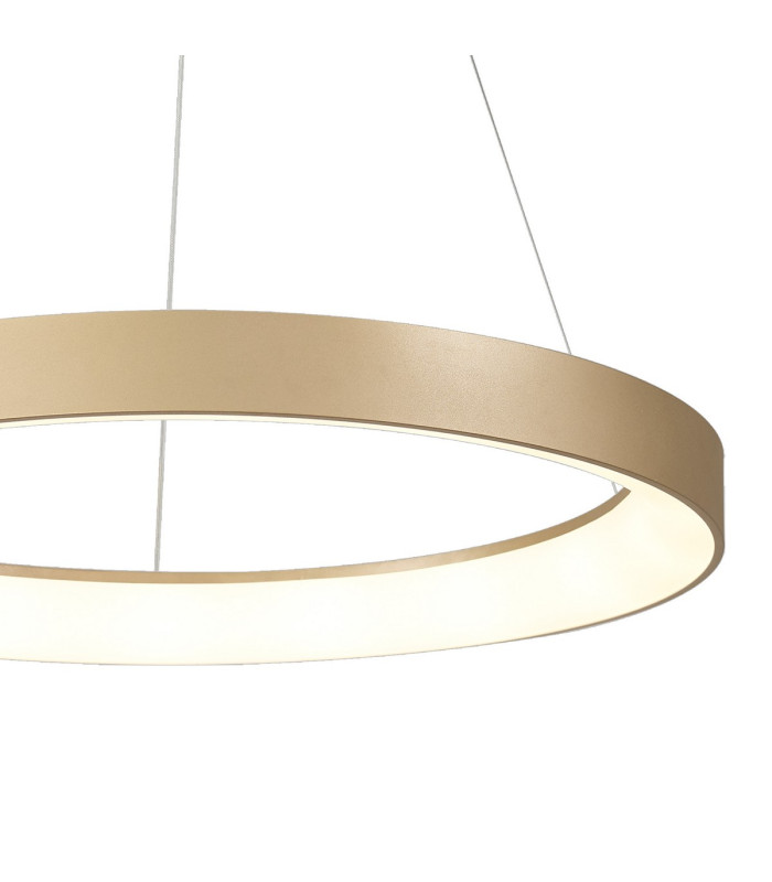 Niseko II Ring Pendant 65cm 50W LED 2700K-5000K Tuneable 3760lm Remote Control & APP Gold 3yrs Warranty-5