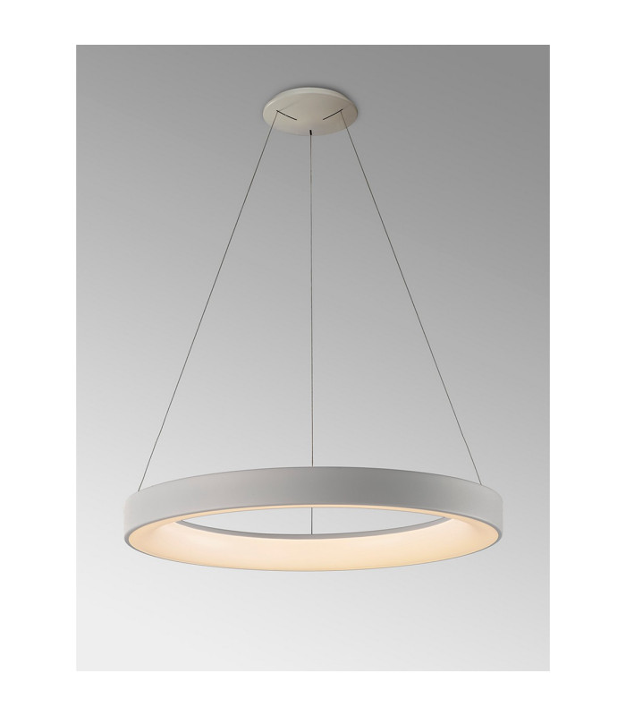 Niseko II Ring Pendant 65cm 50W LED 2700K-5000K Tuneable 3760lm Remote Control & APP White 3yrs Warranty-2
