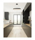 Niseko II Ring Pendant 90cm 66W LED 2700K-5000K Tuneable 5440lm Remote Control Black 3yrs Warranty-5