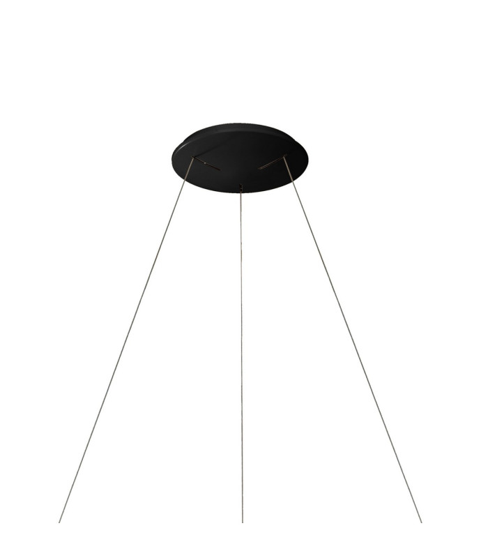 Niseko II Ring Pendant 90cm 66W LED 2700K-5000K Tuneable 5440lm Remote Control Black 3yrs Warranty-6
