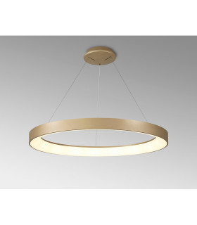 Niseko II Ring Pendant 90cm 66W LED 2700K-5000K Tuneable 5440lm Remote Control Gold 3yrs Warranty-2