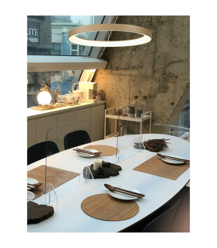 Niseko II Ring Pendant 90cm 66W LED 2700K-5000K Tuneable 5440lm Remote Control Gold 3yrs Warranty-3