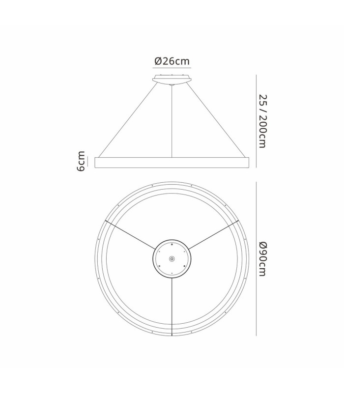 Niseko II Ring Pendant 90cm 66W LED 2700K-5000K Tuneable 5440lm Remote Control Wood 3yrs Warranty-7