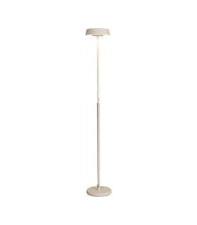 Noa II Floor Lamp 2 Light 15W Down 15W Up LED 3000K 2800lm Touch Dimmer White 3yrs Warranty-1