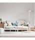 Noa II Floor Lamp 2 Light 15W Down 15W Up LED 3000K 2800lm Touch Dimmer White/Beech 3yrs Warranty-3