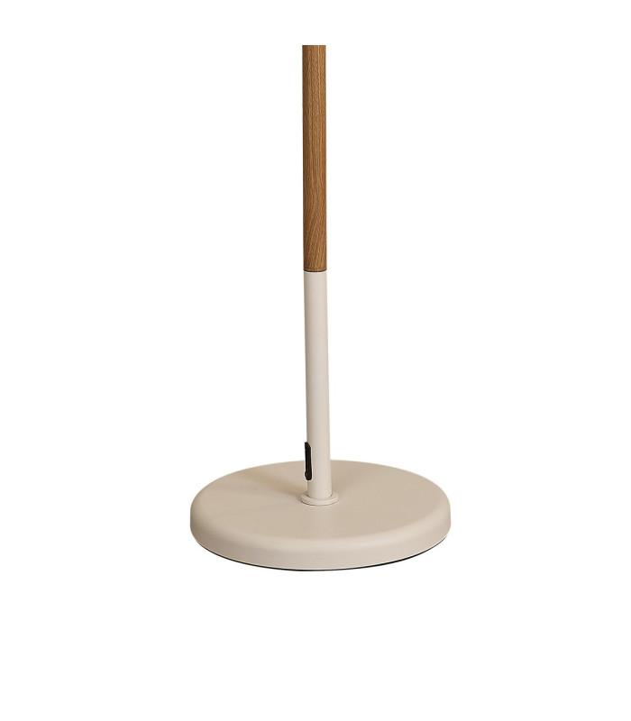 Noa II Floor Lamp 2 Light 15W Down 15W Up LED 3000K 2800lm Touch Dimmer White/Beech 3yrs Warranty-4
