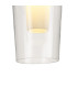Nora Semi Ceiling 1 Light E27 White/Wood/Clear Glass With Frosted Inner-4