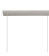 Nora Linear Pendant 3 Light Adjustable E27 White/Wood/Clear Glass With Frosted Inner-4