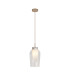 Nora Single Pendant 1 Light Adjustable E27 Gold/White/Clear Glass With Frosted Inner-4