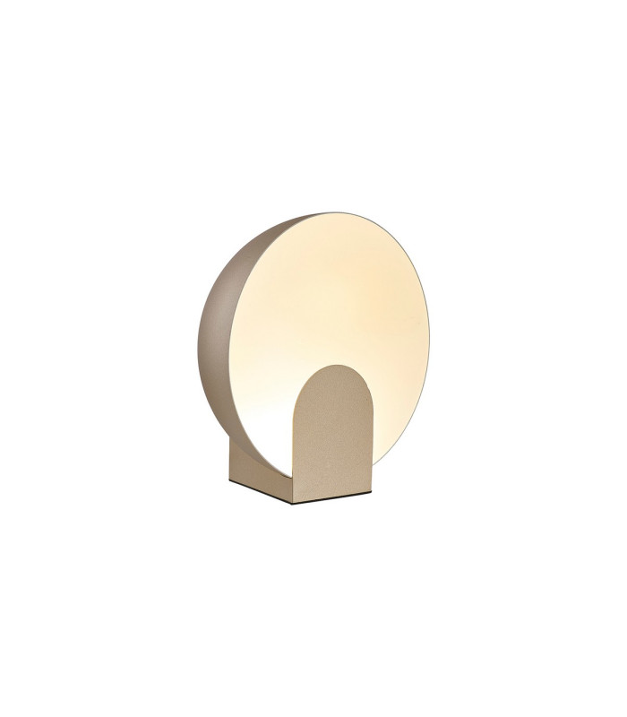Oculo 20cm Table Lamp 5W LED 3000K 400lm Satin Gold 3yrs Warranty-1