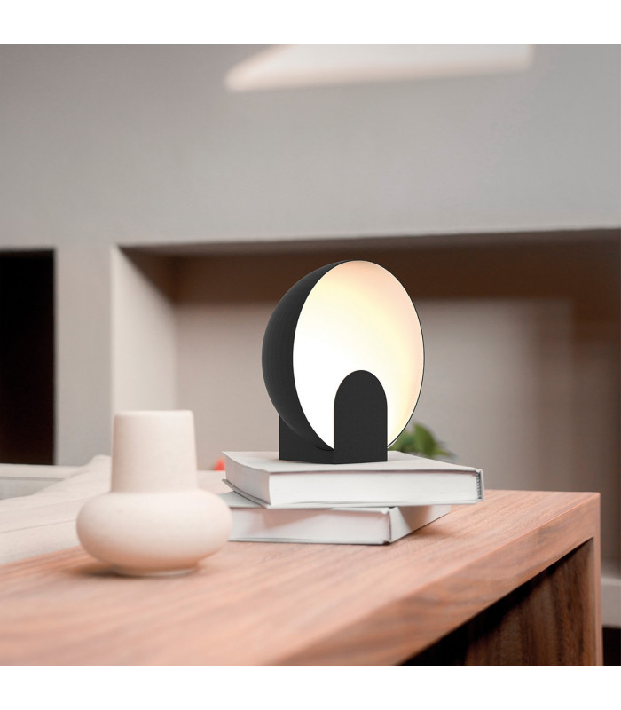 Oculo 20cm Table Lamp 5W LED 3000K 400lm Satin Gold 3yrs Warranty-5